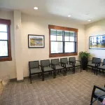 Several chairs in the waiting room