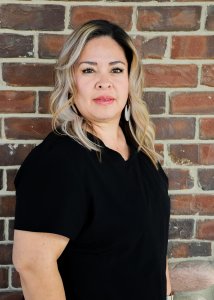 Smiling woman from the staff